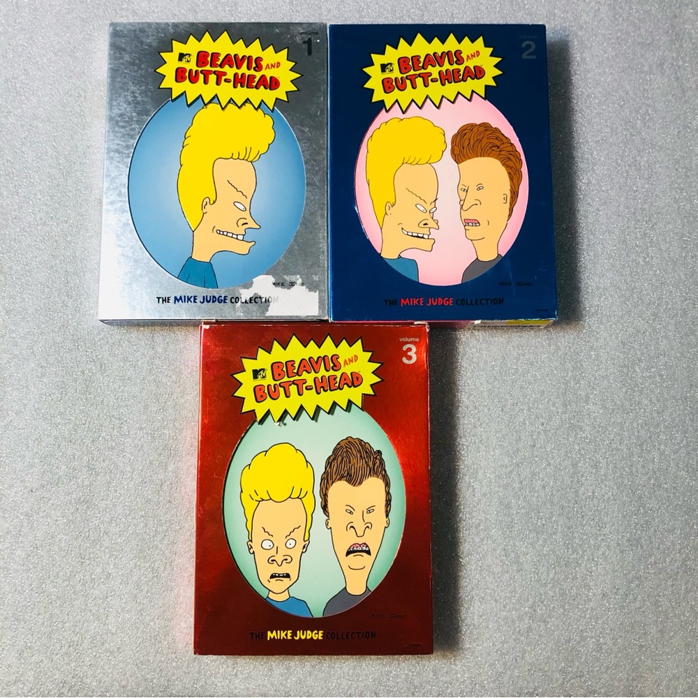 Beavis and Butt-Head: The Mike Judge Collection Vols. 1-3 DVD MTV 90’s